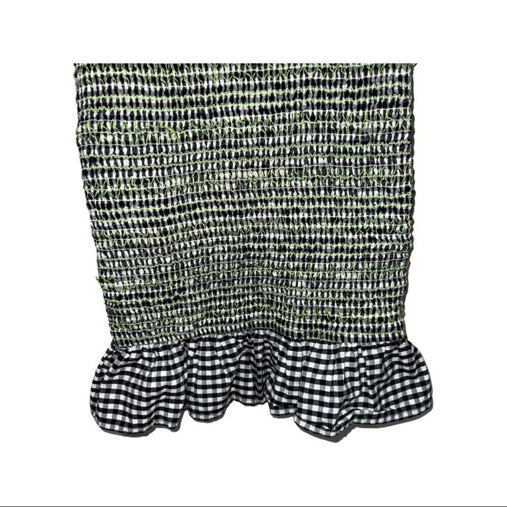 Urban outfitters smocked plaid dress size medium - Picture 4 of 8